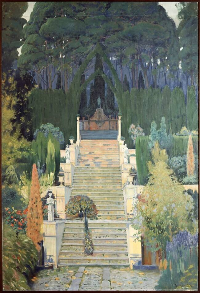 Jardin majestueux. Raixa II Santiago Rusiñol