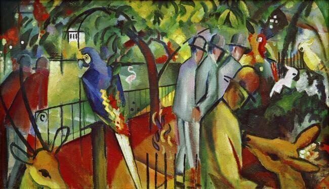 Jardin Zoologique I August Macke