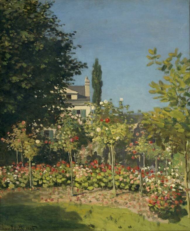 Jardins en fleurs Claude Monet