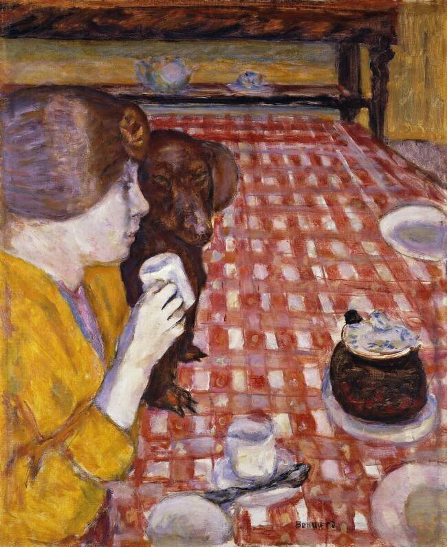 Jaune et rouge Pierre Bonnard