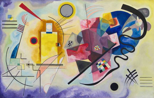 Jaune, rouge, bleu Wassily Kandinsky