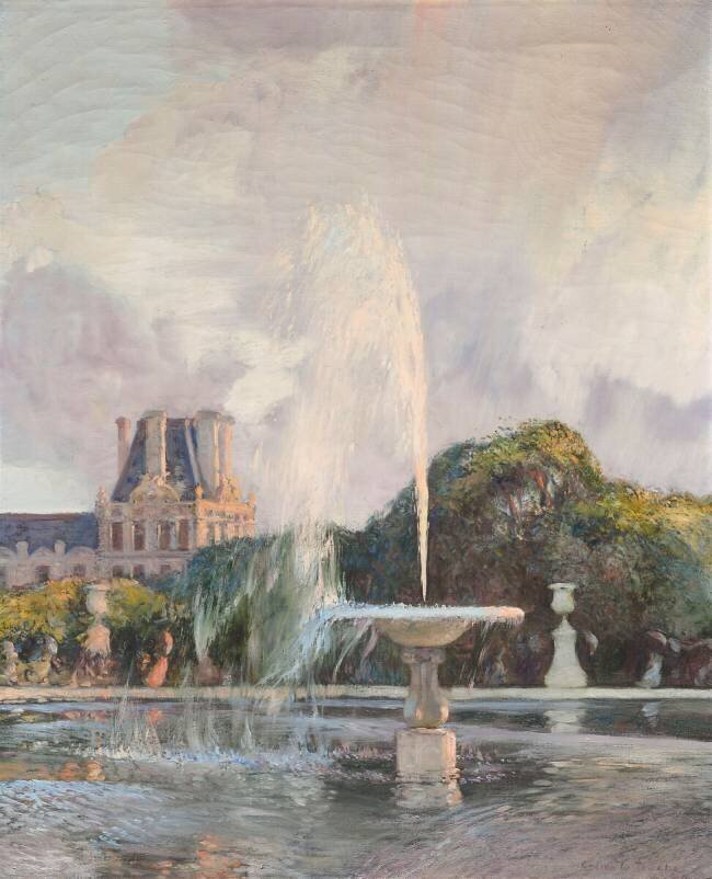 Jet d'eau aux Tuileries Gaston de la Touche