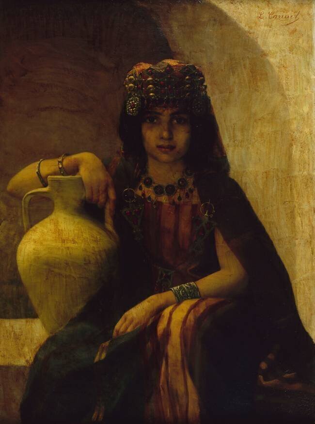 Jeune fille de Grande Kabylie : Portrait d'Algérienne Louise Canuet