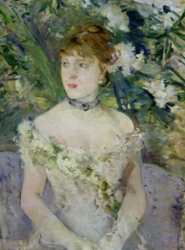 Jeune Fille en Robe de Bal Berthe Morisot