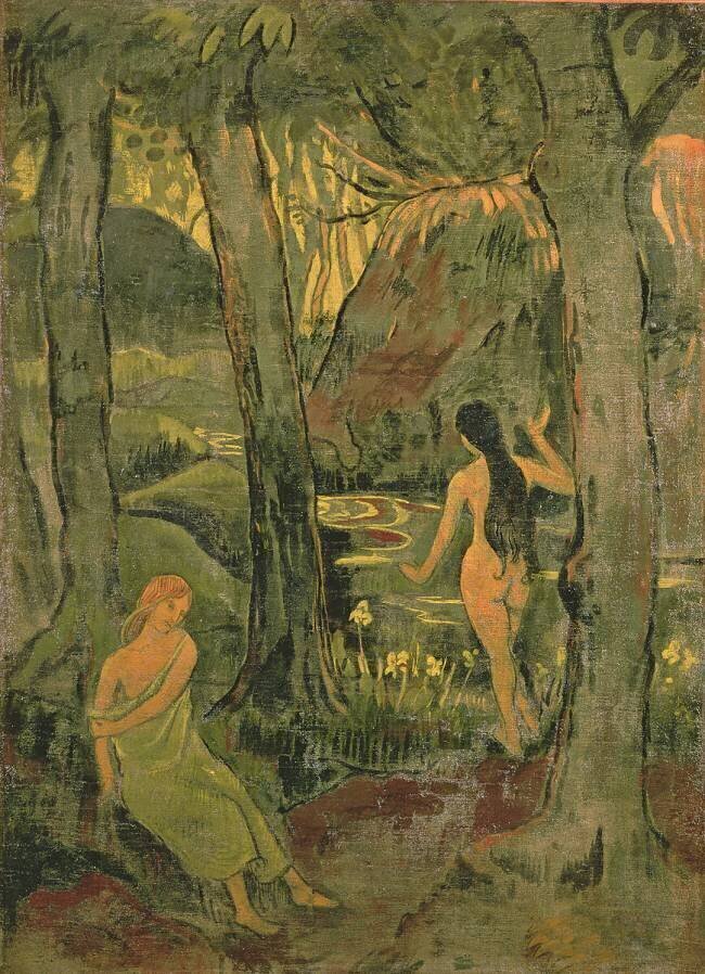 Jeunes femmes se baignant Paul Serusier