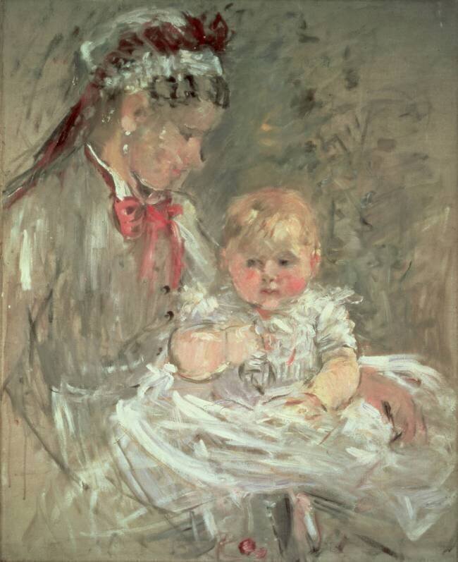 Julie Manet et sa Nourrice Berthe Morisot