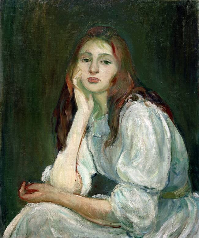 Julie rêveuse Berthe Morisot