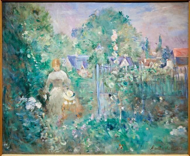 La Barriere a Bougival Berthe Morisot