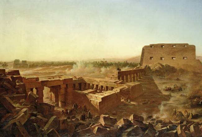 La bataille au temple de Karnak: la campagne égyptienne Jean-Charles Langlois