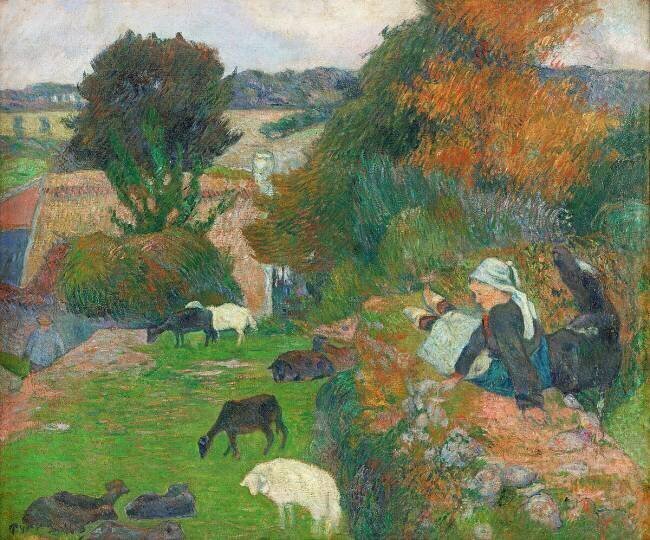 La Bergère Bretonne Paul Gauguin