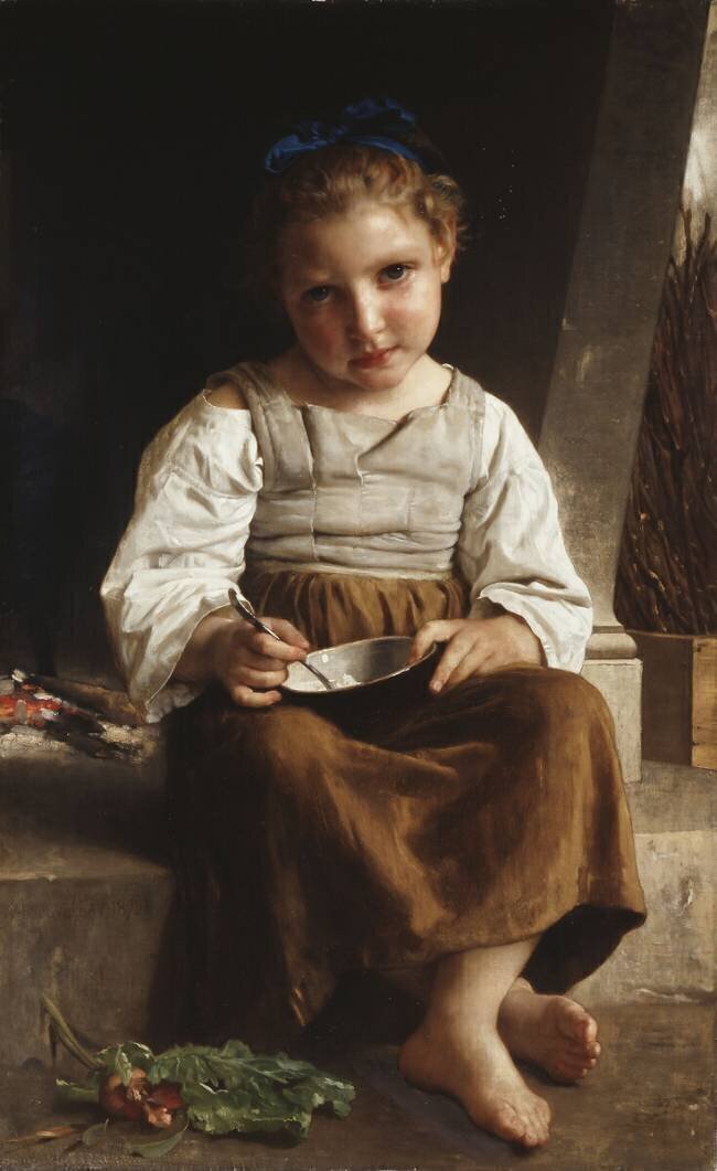 La bouillie William Bouguereau