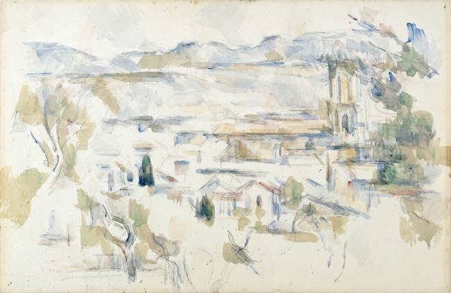La cathédrale d'Aix Paul Cézanne