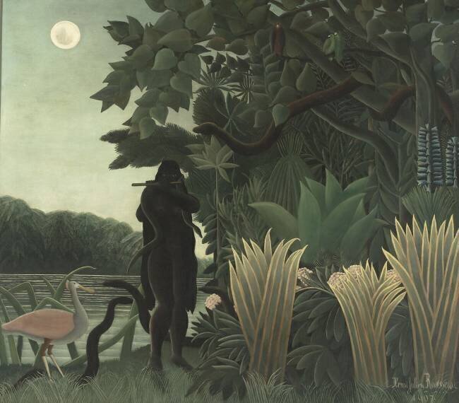 La Charmeuse de serpents Henri Rousseau