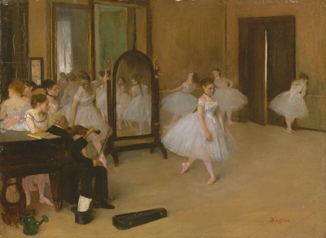 La classe de danse Edgar Degas