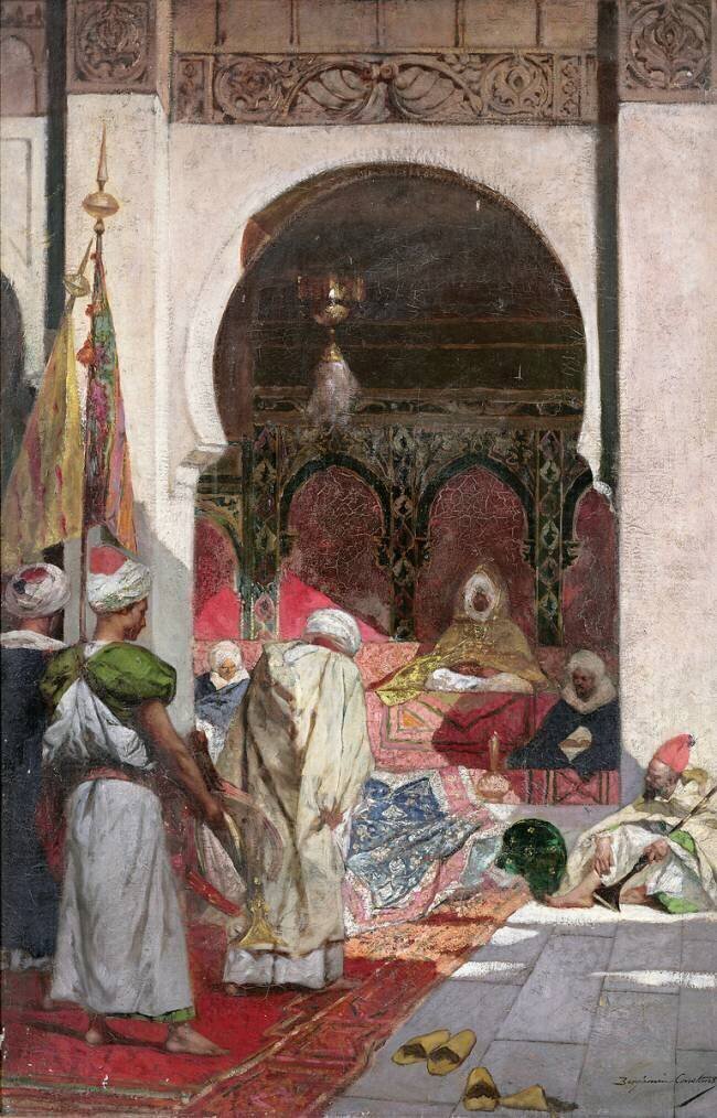 La cour du seigneur Benjamin-Constant