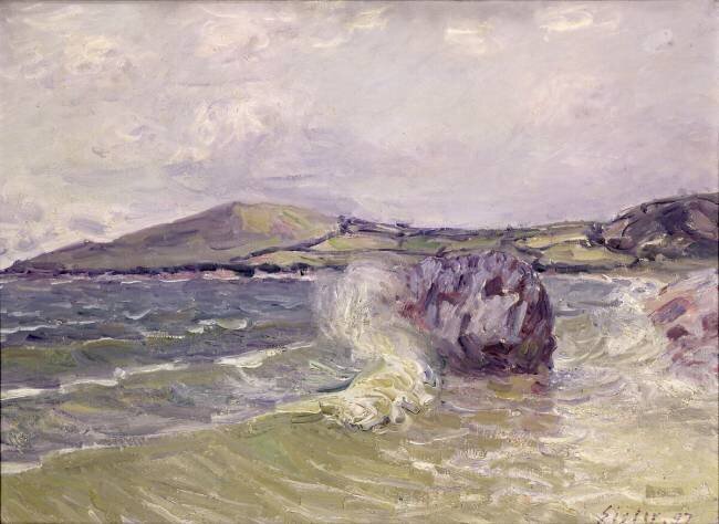 La crique des dames Alfred Sisley