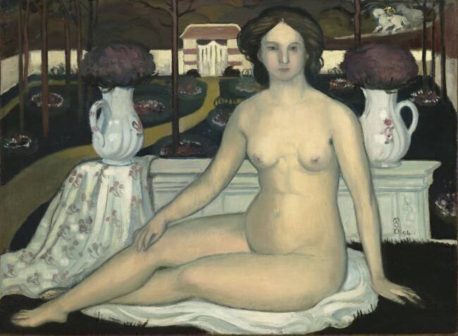La Dame au jardin clos Marthe Denis
