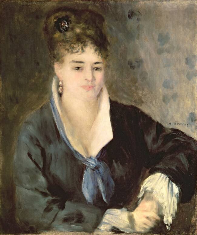La dame en noir Auguste Renoir