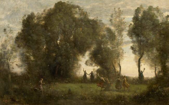 La Danse des nymphes Jean-Baptiste Camille Corot