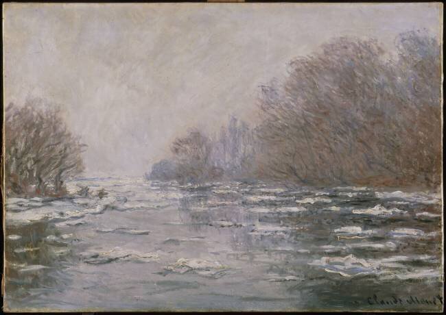 La Débâcle près de Vetheuil Claude Monet