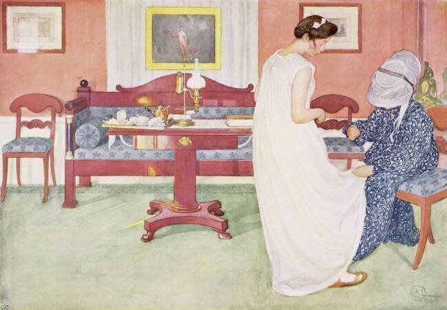 La demoiselle d'honneur Carl Larsson