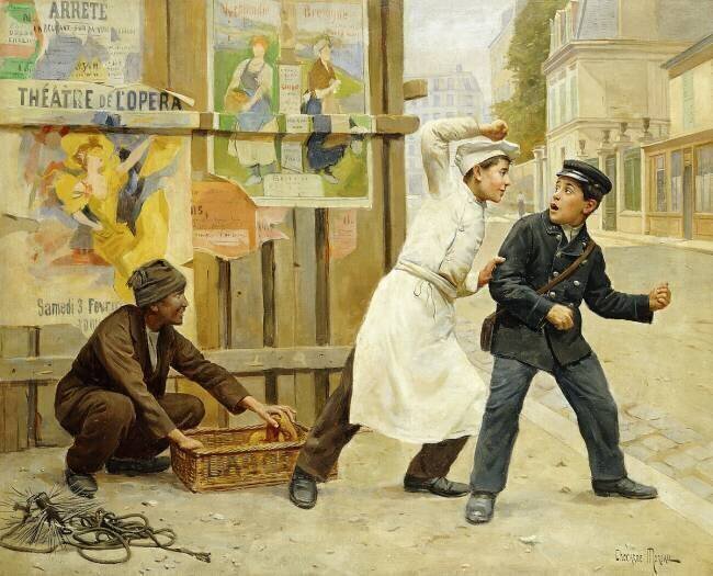 La diversion Paul Charles Chocarne-Moreau