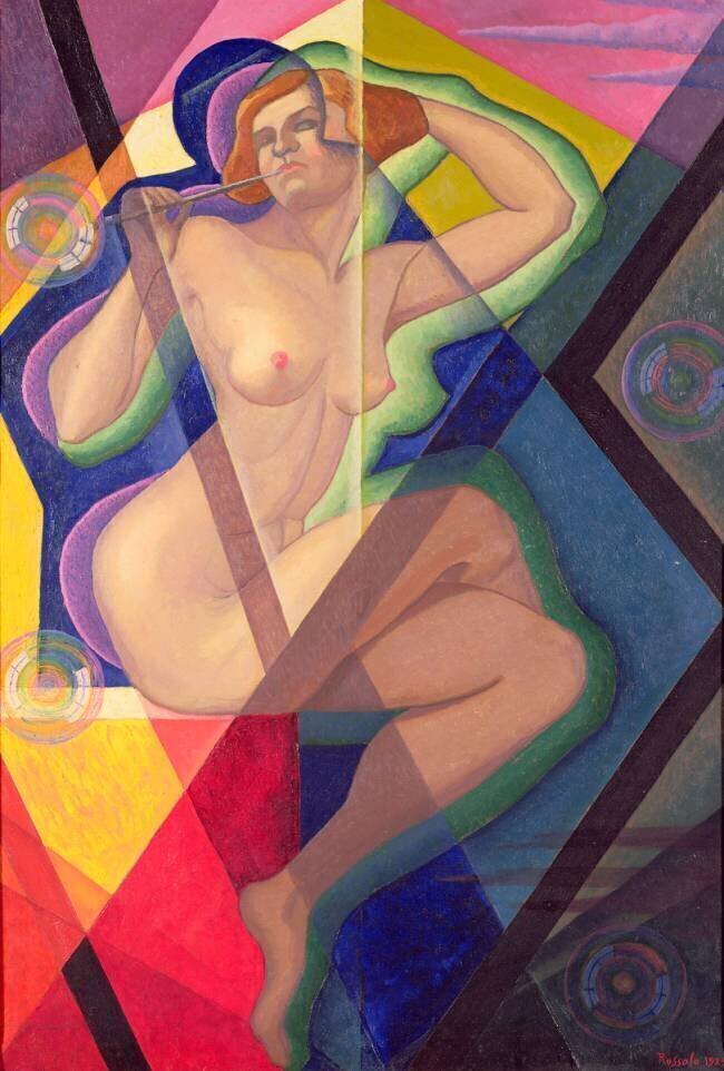 La Femme aux bulles de savon, 1929 Luigi Russolo