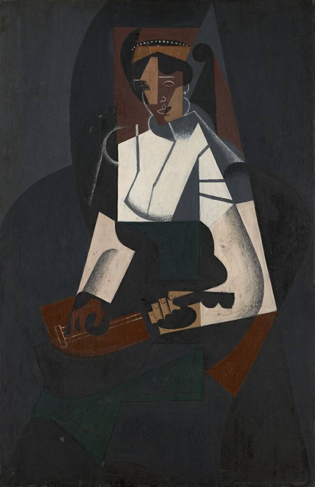 La femme à la mandoline Juan Gris