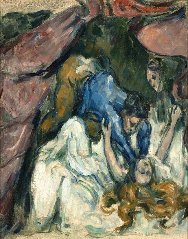 La femme étranglée Paul Cézanne