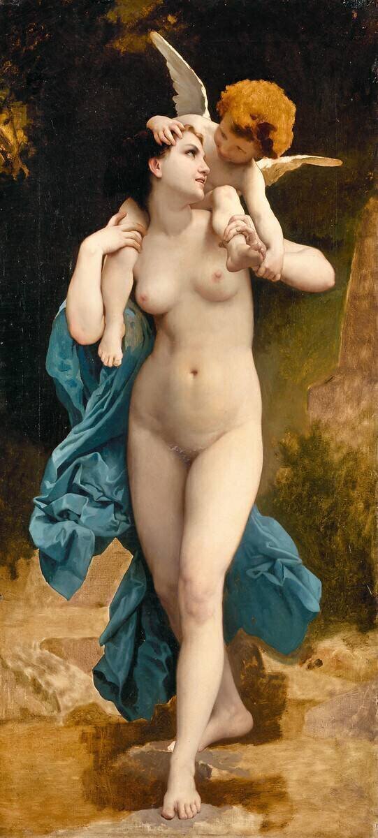 La femme et l'amour William Bouguereau