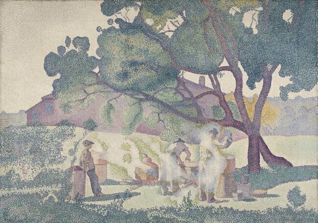 La ferme, matin Henri-Edmond Cross