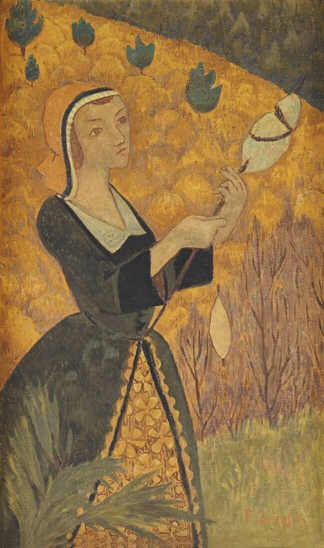 La Fileuse Jaune Paul Serusier