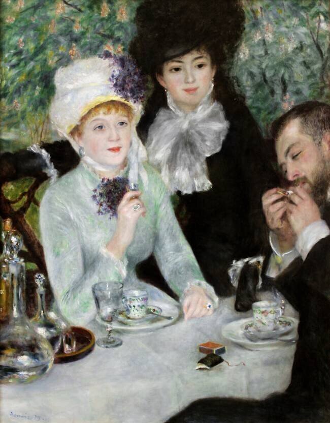 La fin du déjeuner Auguste Renoir