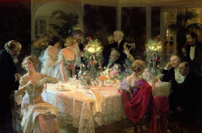 La fin du dîner Jules Grün