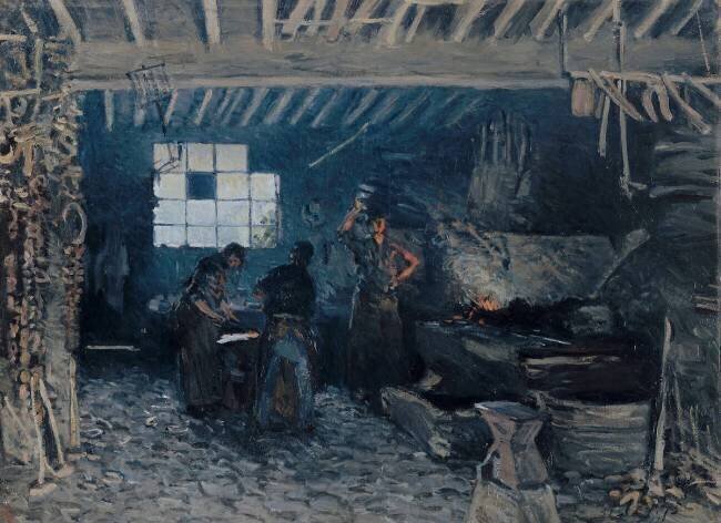 La forge à Marly le Roi Alfred Sisley