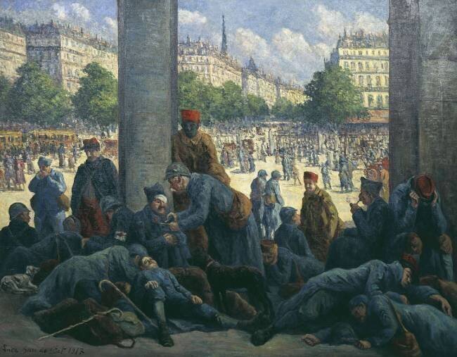 La gare de l'Est, 1917 Maximilien Luce