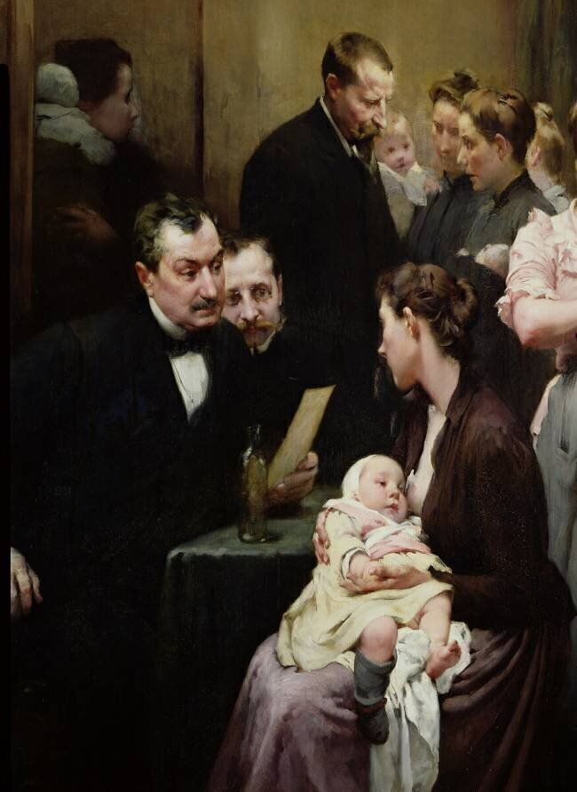 La goutte de lait à Belleville : la chirurgie du docteur Variot Henri Jules Jean Geoffroy