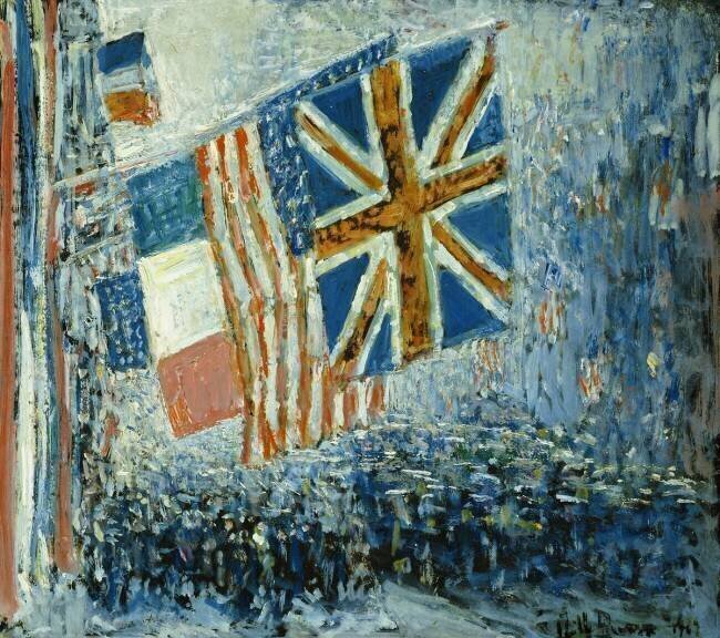 La grande parade Childe Hassam