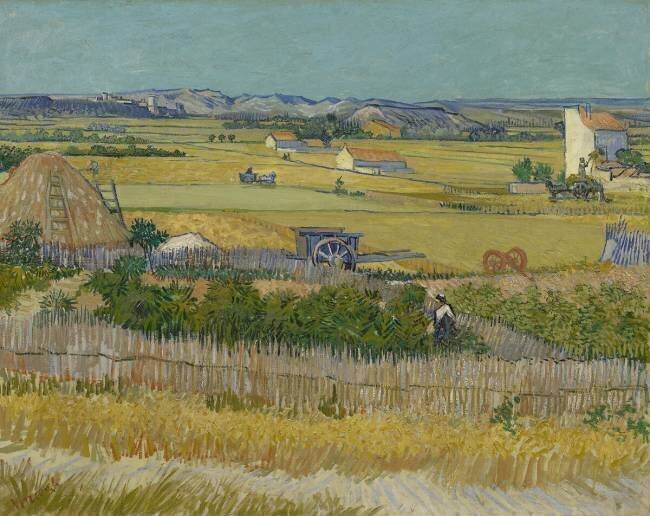 La moisson Vincent van Gogh