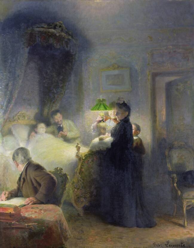 La naissance Victor Lecomte