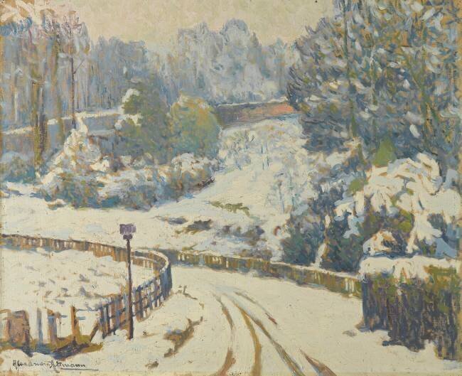La neige à Meudon Alexandre Altmann