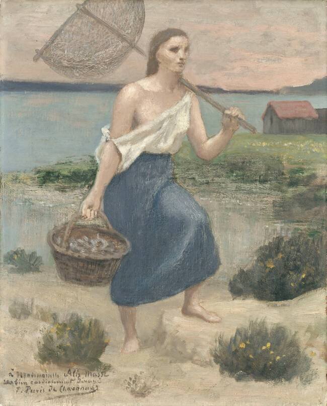 La pêcheuse Pierre Puvis de Chavannes