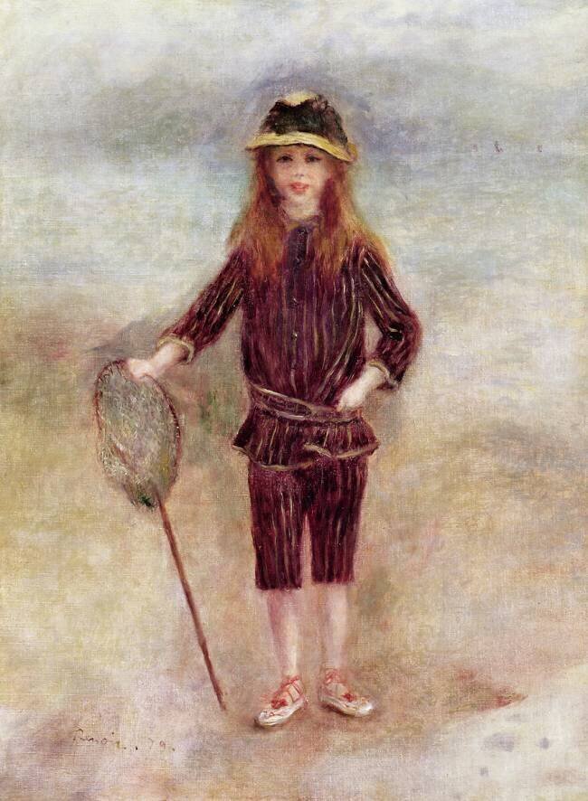 La petite pêcheuse Auguste Renoir