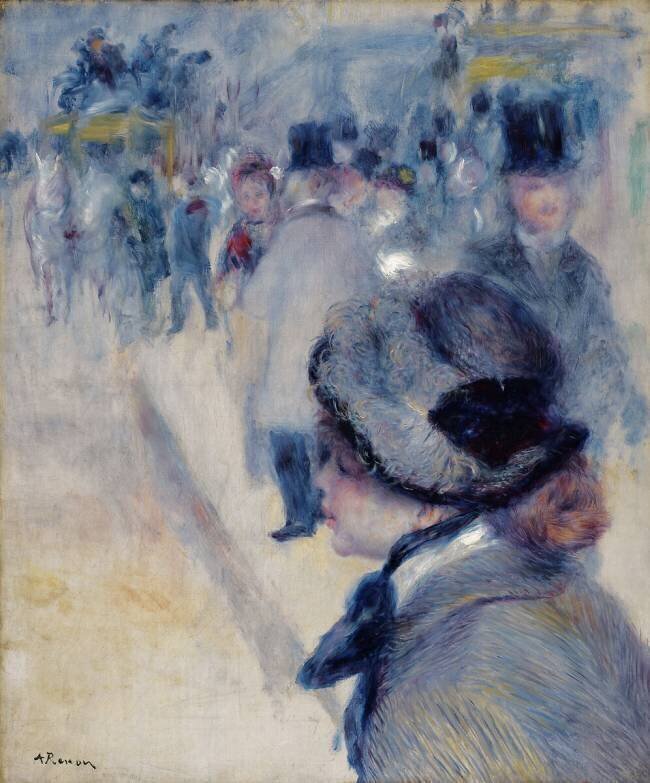 La Place Clichy Auguste Renoir