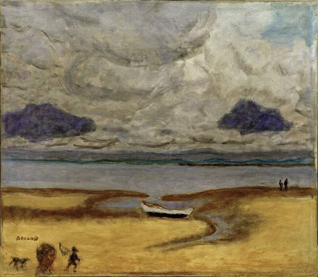 La plage à marée basse, Arcachon Pierre Bonnard