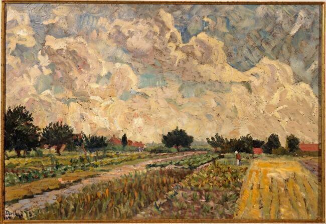 La Plaine de Bourron près de Marlotte, 1900 Eduard Diriks