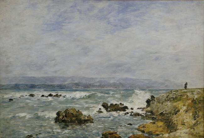 La Pointe de l'Ilette Eugène Boudin