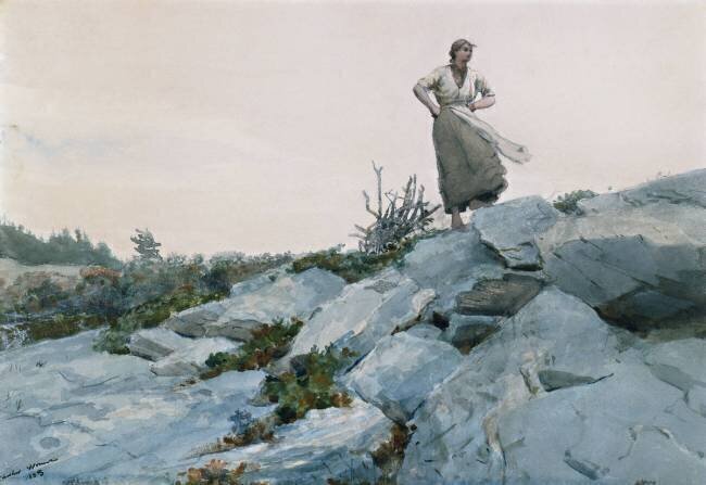 La Ramasseuse de Bois Winslow Homer