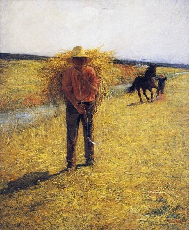 La récolte du foin Plinio Nomellini