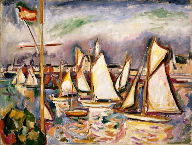 La régate à Anvers Achille Emile Othon Friesz